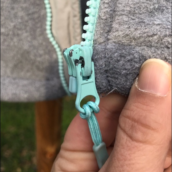 Prince & Fox Aeropostale Fleece Zip Up Grey Jacket - Picture 5 of 8